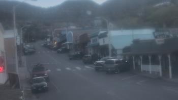Weather camera view of Overland Hotel.