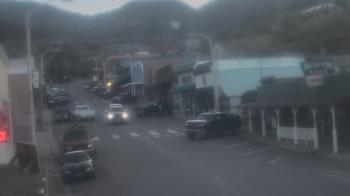 Weather camera view of Overland Hotel.