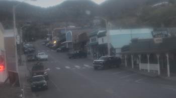Weather camera view of Overland Hotel.
