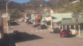 Weather camera view of Overland Hotel.