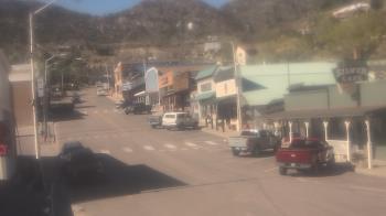 Weather camera view of Overland Hotel.