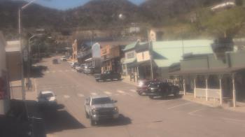 Weather camera view of Overland Hotel.