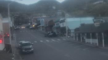 Weather camera view of Overland Hotel.