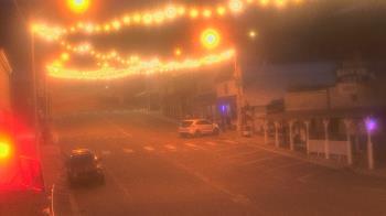 Weather camera view of Overland Hotel.