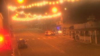 Weather camera view of Overland Hotel.