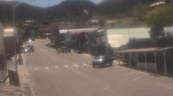 Weather camera view of Overland Hotel.