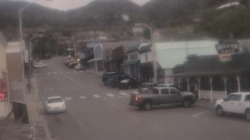Weather camera view of Overland Hotel.