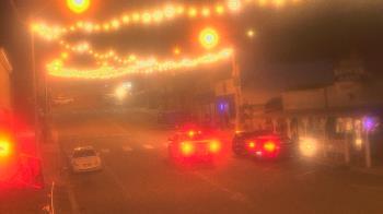 Weather camera view of Overland Hotel.