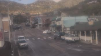 Weather camera view of Overland Hotel.