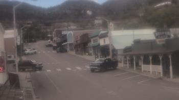 Weather camera view of Overland Hotel.