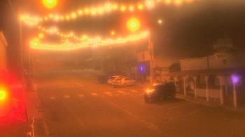 Weather camera view of Overland Hotel.