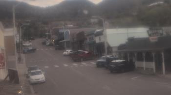 Weather camera view of Overland Hotel.