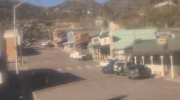 Weather camera view of Overland Hotel.