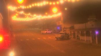 Weather camera view of Overland Hotel.