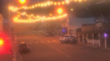 Weather camera view of Overland Hotel.