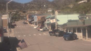 Weather camera view of Overland Hotel.