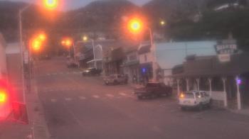 Weather camera view of Overland Hotel.