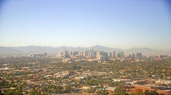 Weather camera view of Phoenix Children`s Hospital.