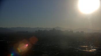 Weather camera view of Phoenix Children`s Hospital.