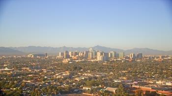 Weather camera view of Phoenix Children`s Hospital.