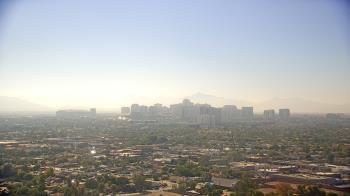 Weather camera view of Phoenix Children`s Hospital.