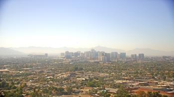 Weather camera view of Phoenix Children`s Hospital.