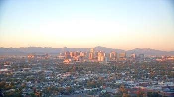 Weather camera view of Phoenix Children`s Hospital.