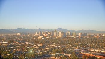 Weather camera view of Phoenix Children`s Hospital.