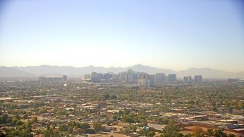Weather camera view of Phoenix Children`s Hospital.