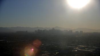 Weather camera view of Phoenix Children`s Hospital.