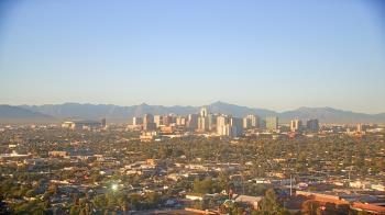 Weather camera view of Phoenix Children`s Hospital.