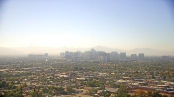 Weather camera view of Phoenix Children`s Hospital.