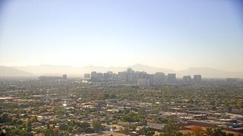 Weather camera view of Phoenix Children`s Hospital.