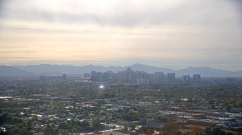 Weather camera view of Phoenix Children`s Hospital.