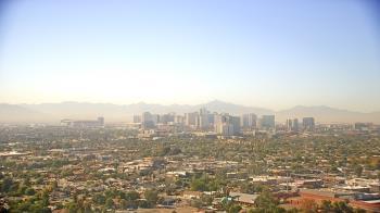 Weather camera view of Phoenix Children`s Hospital.