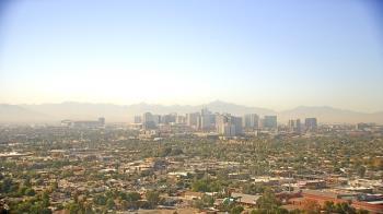Weather camera view of Phoenix Children`s Hospital.