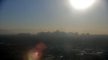 Weather camera view of Phoenix Children`s Hospital.