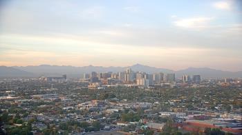 Weather camera view of Phoenix Children`s Hospital.