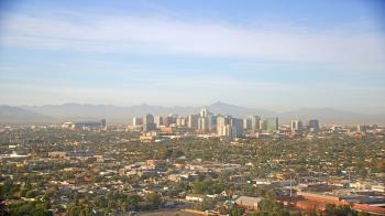 Weather camera view of Phoenix Children`s Hospital.