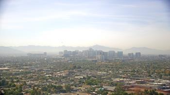 Weather camera view of Phoenix Children`s Hospital.