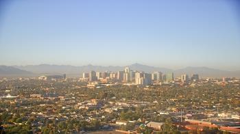 Weather camera view of Phoenix Children`s Hospital.
