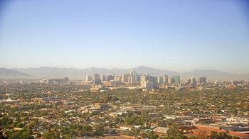 Weather camera view of Phoenix Children`s Hospital.
