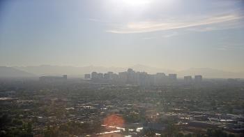 Weather camera view of Phoenix Children`s Hospital.
