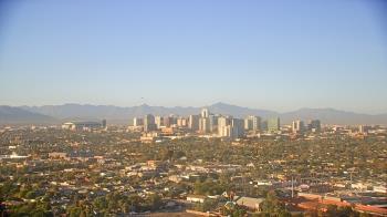 Weather camera view of Phoenix Children`s Hospital.