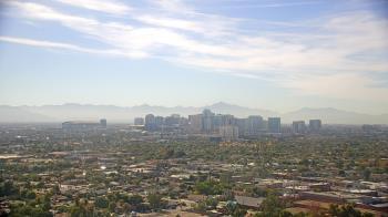 Weather camera view of Phoenix Children`s Hospital.