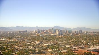 Weather camera view of Phoenix Children`s Hospital.