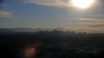 Weather camera view of Phoenix Children`s Hospital.
