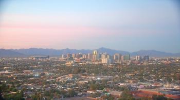 Weather camera view of Phoenix Children`s Hospital.