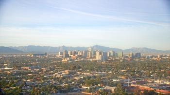 Weather camera view of Phoenix Children`s Hospital.