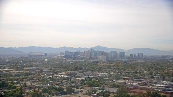 Weather camera view of Phoenix Children`s Hospital.